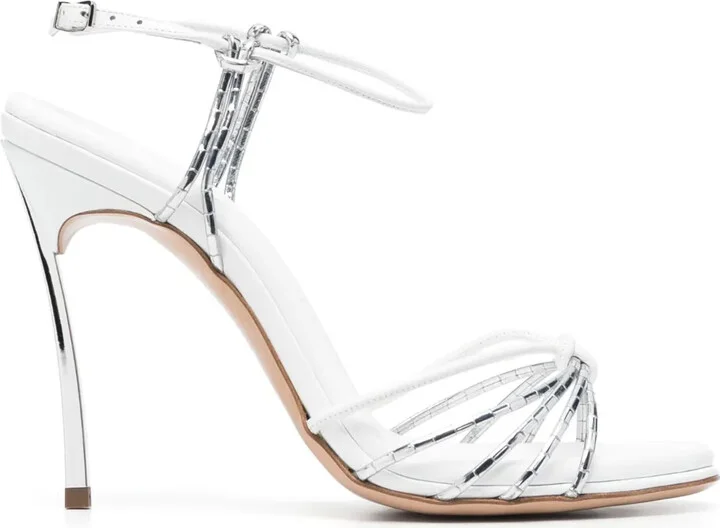 Blade metallic-effect 100mm sandals