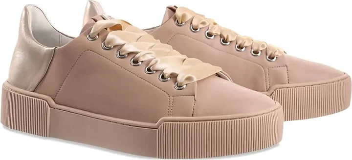 Blade metallic-heel platform sneakers - Image 2