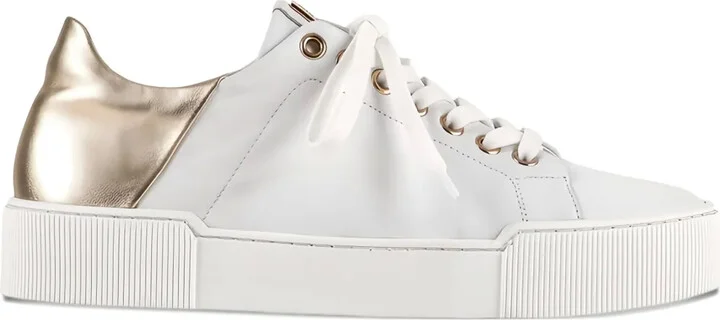 Blade metallic-heel sneakers