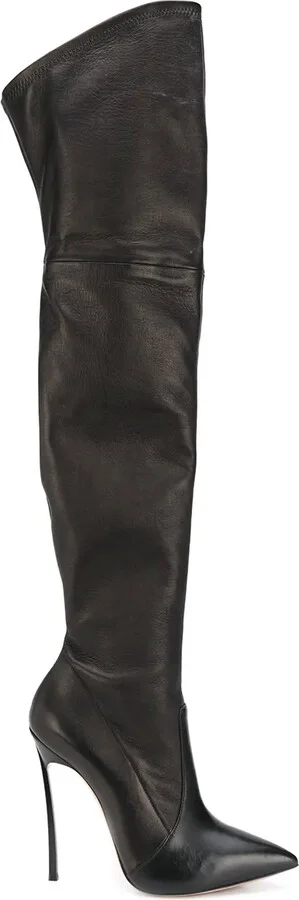 Blade Thigh-High Boots