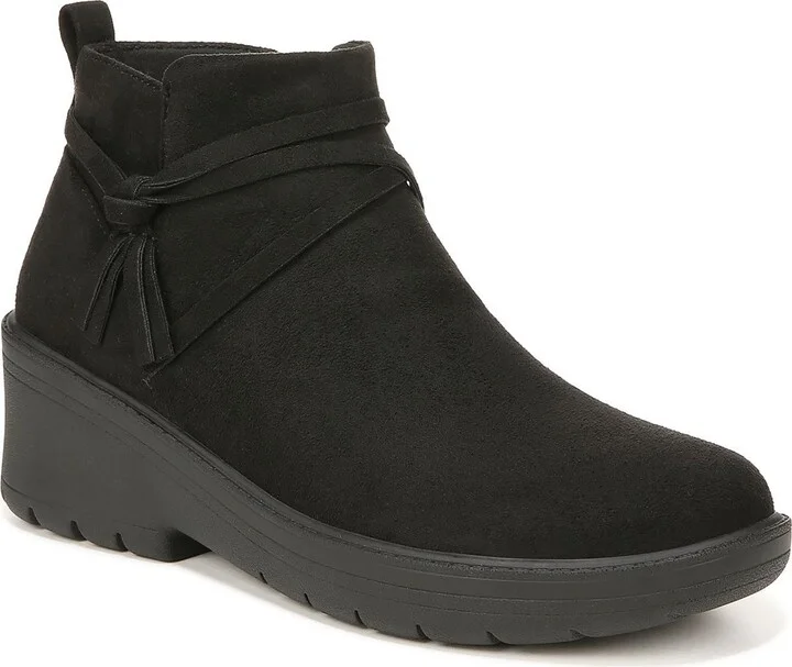 Blaine Womens Faux Suede Strappy Booties