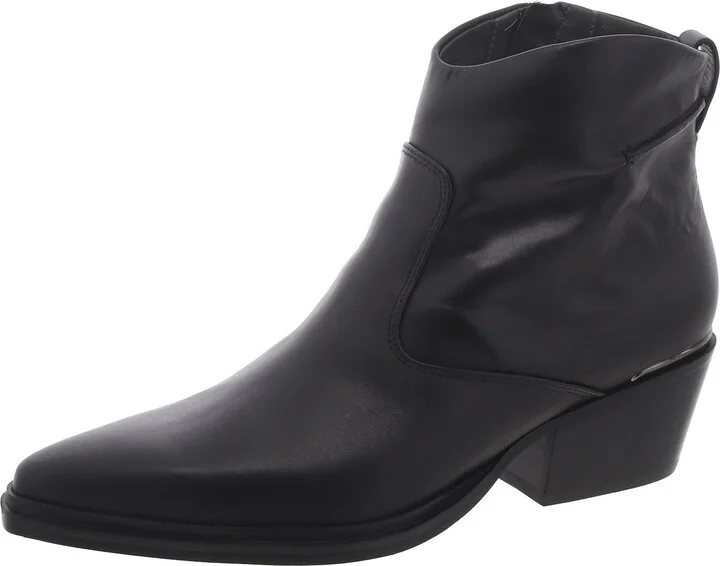 Blake Womens Zipper Leather Booties