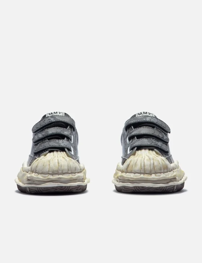 "BLAKEY" OG Sole Python Printed Leather Low-top Sneakers - Image 2