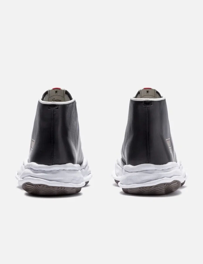 "BLAKEY" OG Sole Seam Less Leather High-top Sneaker - Image 3