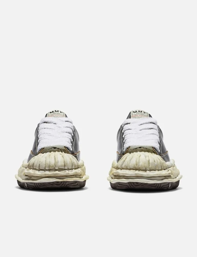 "BLAKEY" OG Sole Wrinkled Leather Low-top Sneakers - Image 2