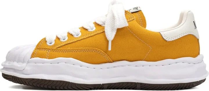Blakey pleated-toe low-top sneakers