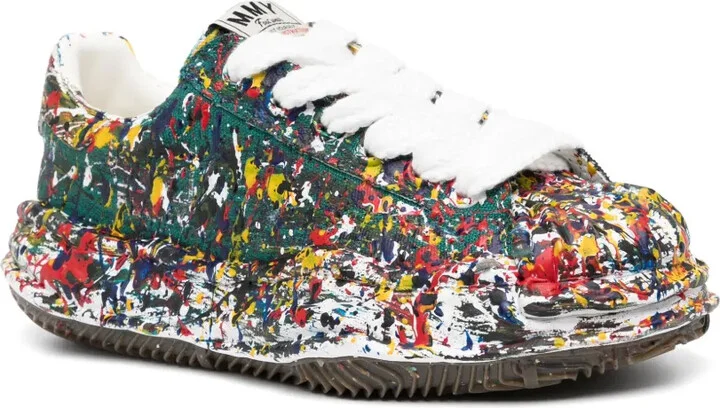 Blakey sputtering-paint sneakers - Image 2