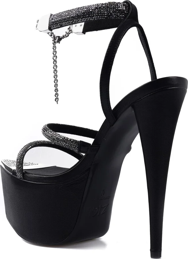 Blanche Crystal Embellished Platform Sandal - Image 2