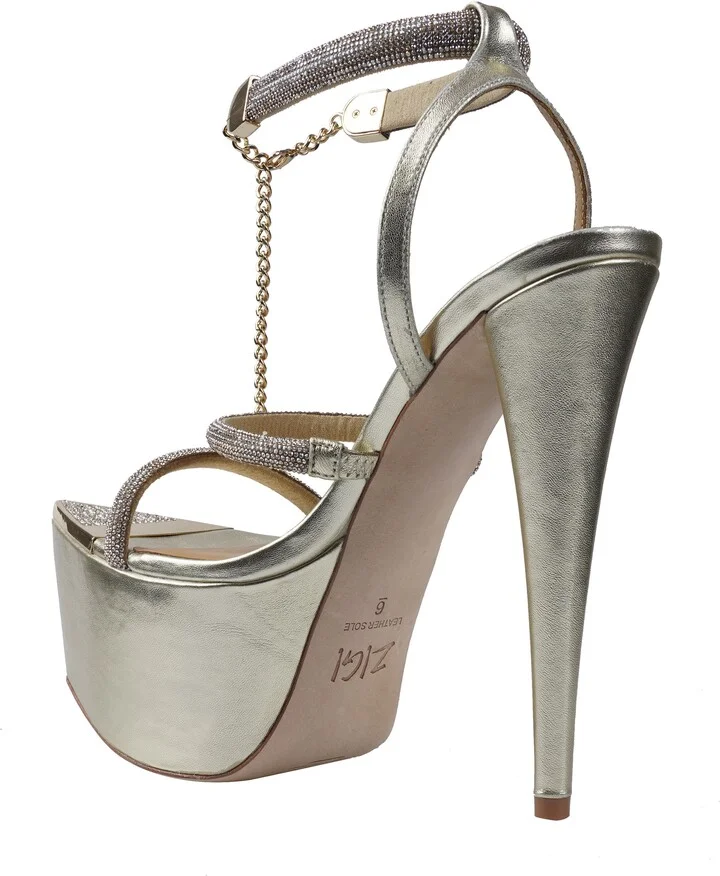 Blanche Crystal Embellished Platform Sandal - Image 8