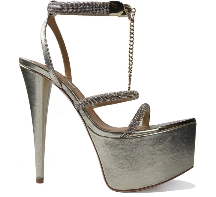 Blanche Crystal Embellished Platform Sandal - Image 9
