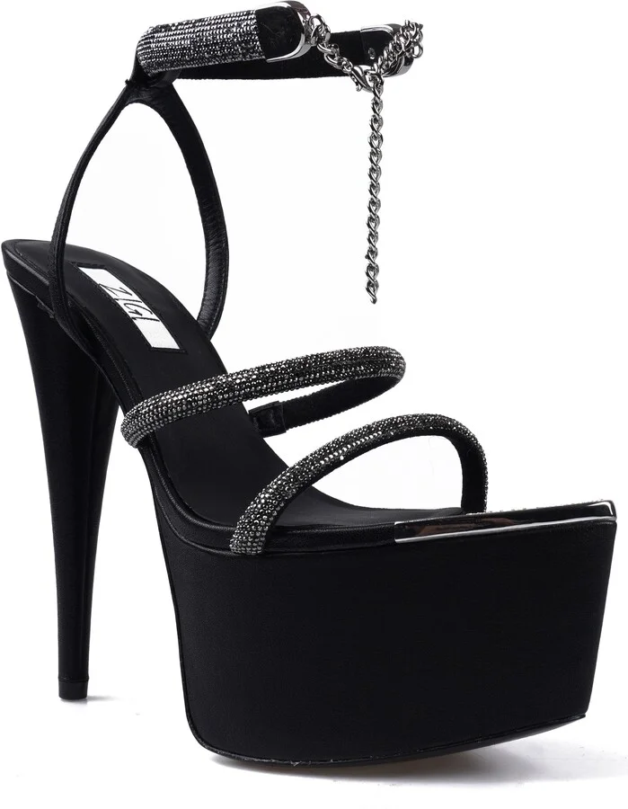 Blanche Crystal Embellished Platform Sandal