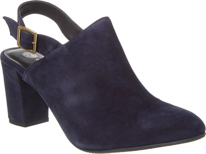 Blanche Suede Slingback Pump