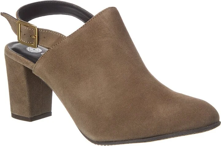 Blanche Suede Slingback Pump