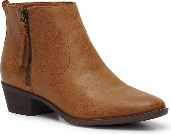 Blandre Womens Leather Booties Ankle Boots