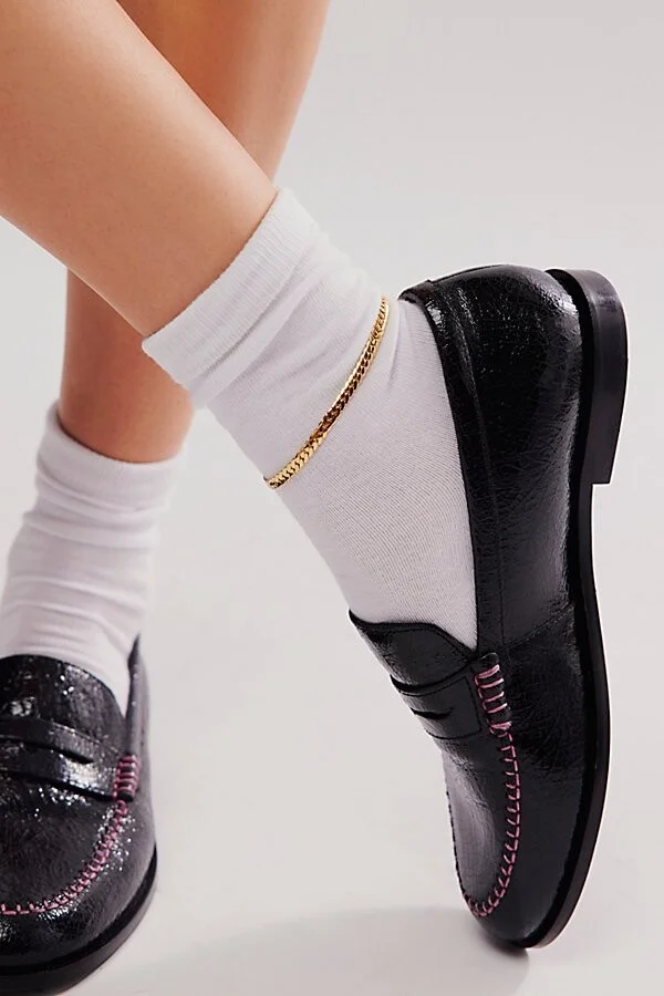 Blanket Stitch Loafers - Image 2