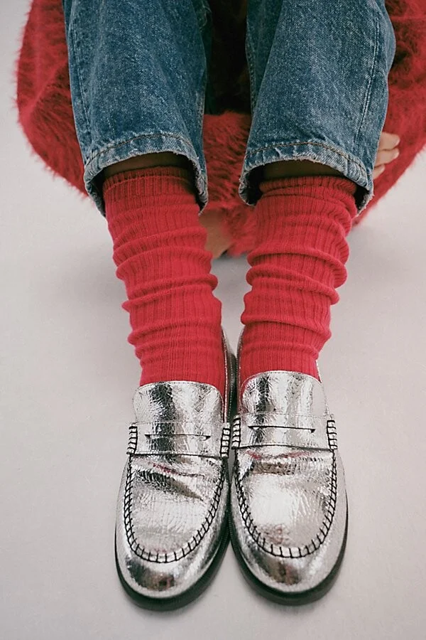 Blanket Stitch Loafers - Image 6