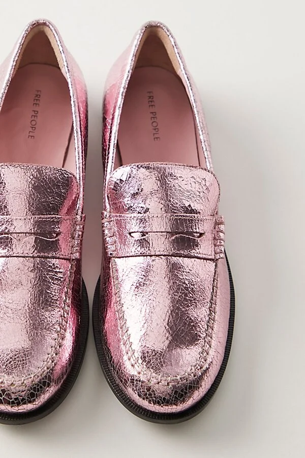 Blanket Stitch Loafers