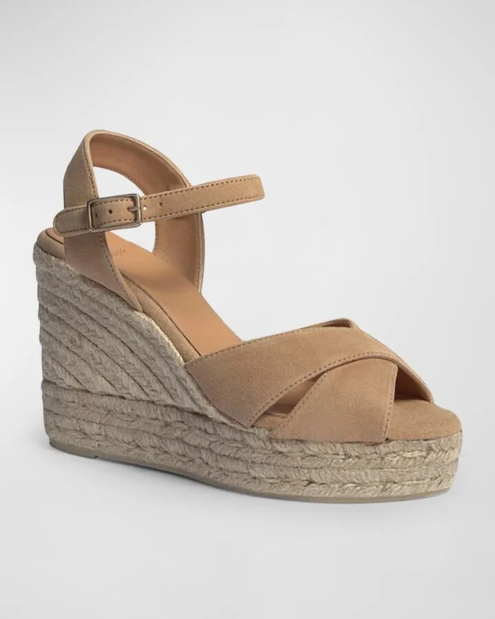 Blaudell Canvas Wedge Espadrille Sandals - Image 3