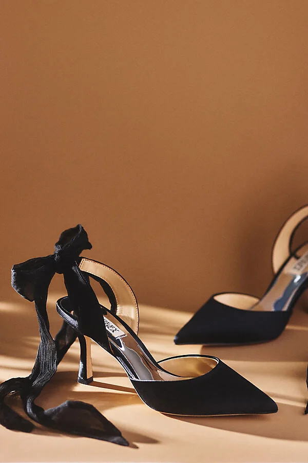 Blaze Satin Bow Stiletto Heels - Image 2