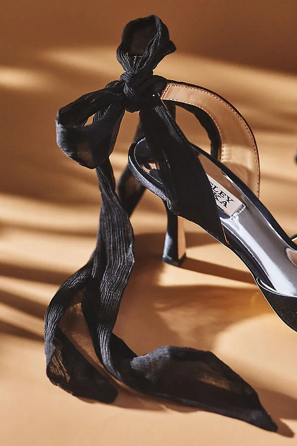 Blaze Satin Bow Stiletto Heels - Image 3