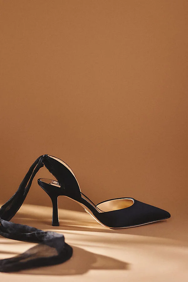 Blaze Satin Bow Stiletto Heels