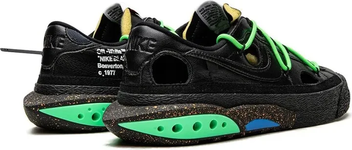 Blazer Low "Black/Electro Green" sneakers - Image 3