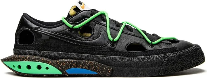 Blazer Low "Black/Electro Green" sneakers