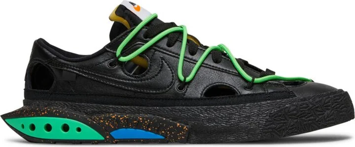 Blazer Low Off-White Black Electro Green