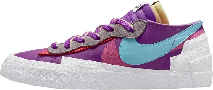 Blazer Low / Sacai / Kaws Purple Dusk/Lagoon Pulse-White DM7901-500 Men's