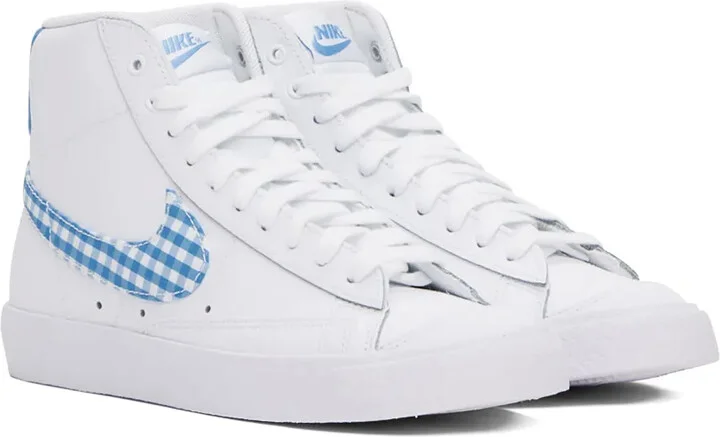 Blazer Mid '77 "Blue Gingham" sneakers - Image 2