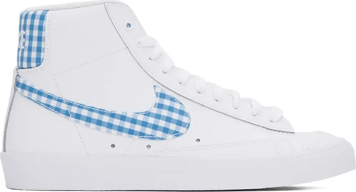 Blazer Mid '77 "Blue Gingham" sneakers