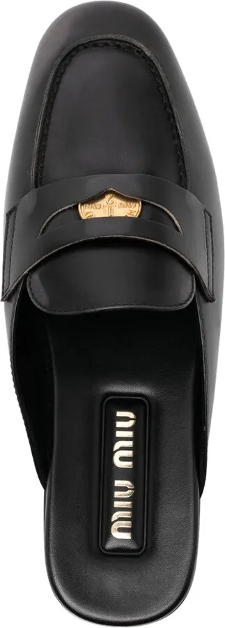 Bleached Leather Loafers - Image 4