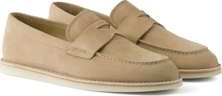 Bleached-Suede Loafers - Image 2