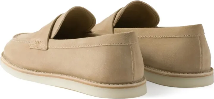 Bleached-Suede Loafers - Image 3