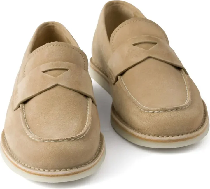 Bleached-Suede Loafers - Image 5