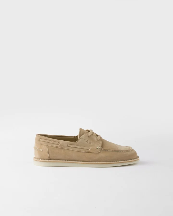 Bleached suede loafers - Image 2