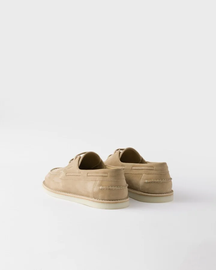 Bleached suede loafers - Image 4