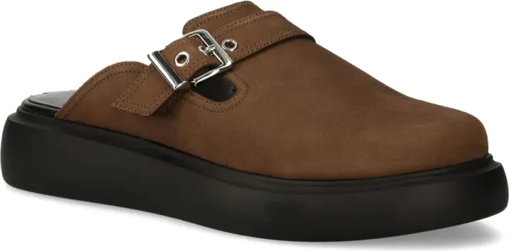 Blenda buckle-detail platform mules - Image 2