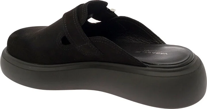 'blenda' Mules With A Buckle In Leather Woman - Image 3