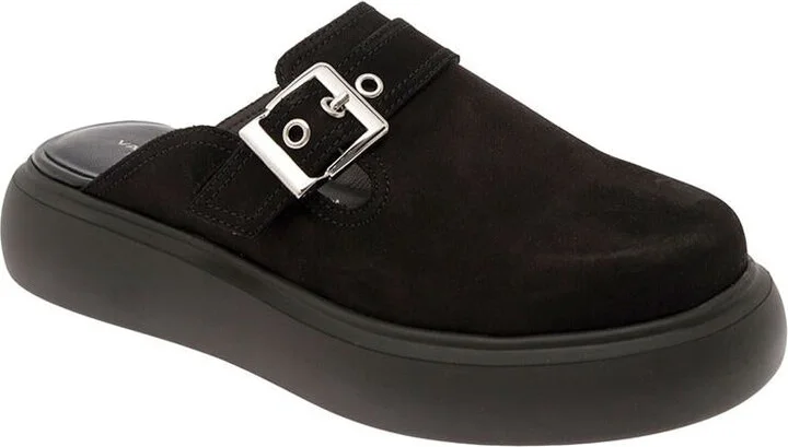 'Blenda' Mules With A Buckle In Leather Woman - Image 2
