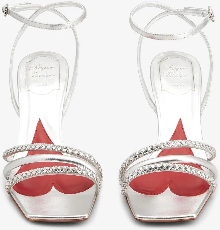 Bling Cube 75 Crystal Embellished Sandals - Image 2
