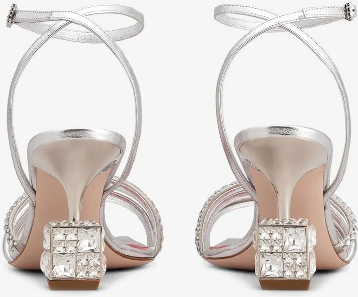 Bling Cube 75 Crystal Embellished Sandals - Image 3