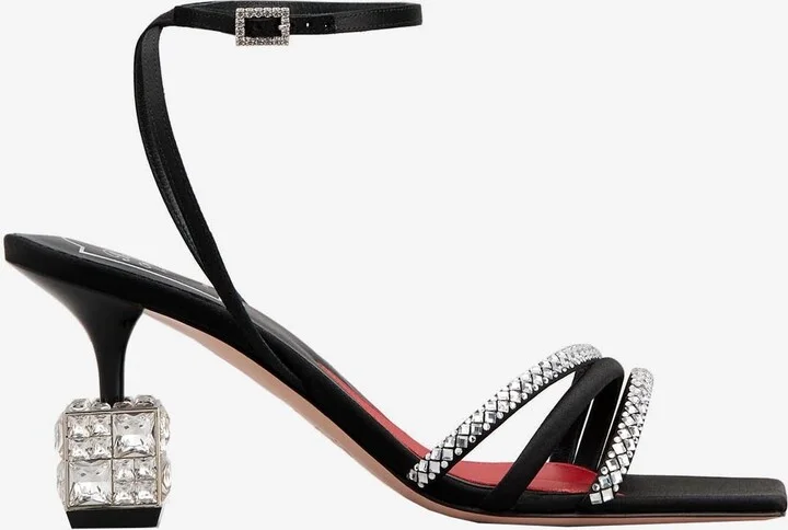 Bling Cube 75 Crystal Embellished Sandals