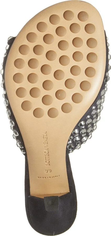 Blink Rhinestone Lambskin Suede Sandal - Image 6