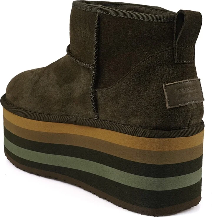 Bliss Faux Shearling Platform Bootie - Image 2