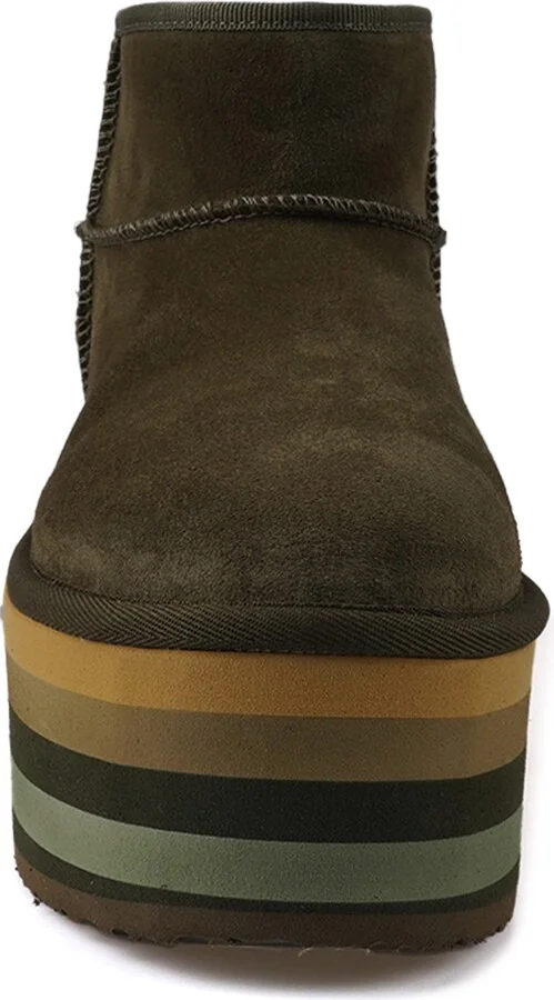 Bliss Faux Shearling Platform Bootie - Image 4