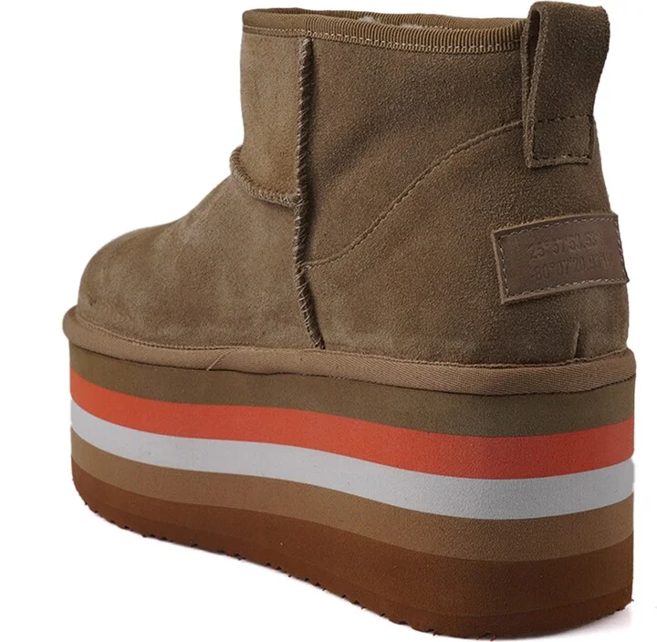 Bliss Faux Shearling Platform Bootie - Image 8