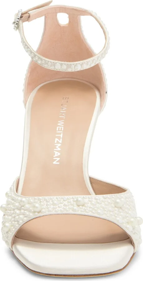 Bliss Imitation Pearl Ankle Strap Sandal - Image 4