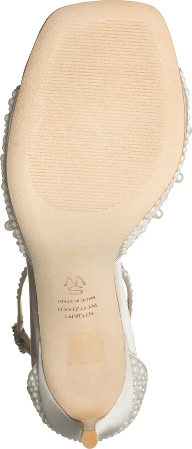 Bliss Imitation Pearl Ankle Strap Sandal - Image 6