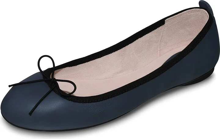 Navy Leather